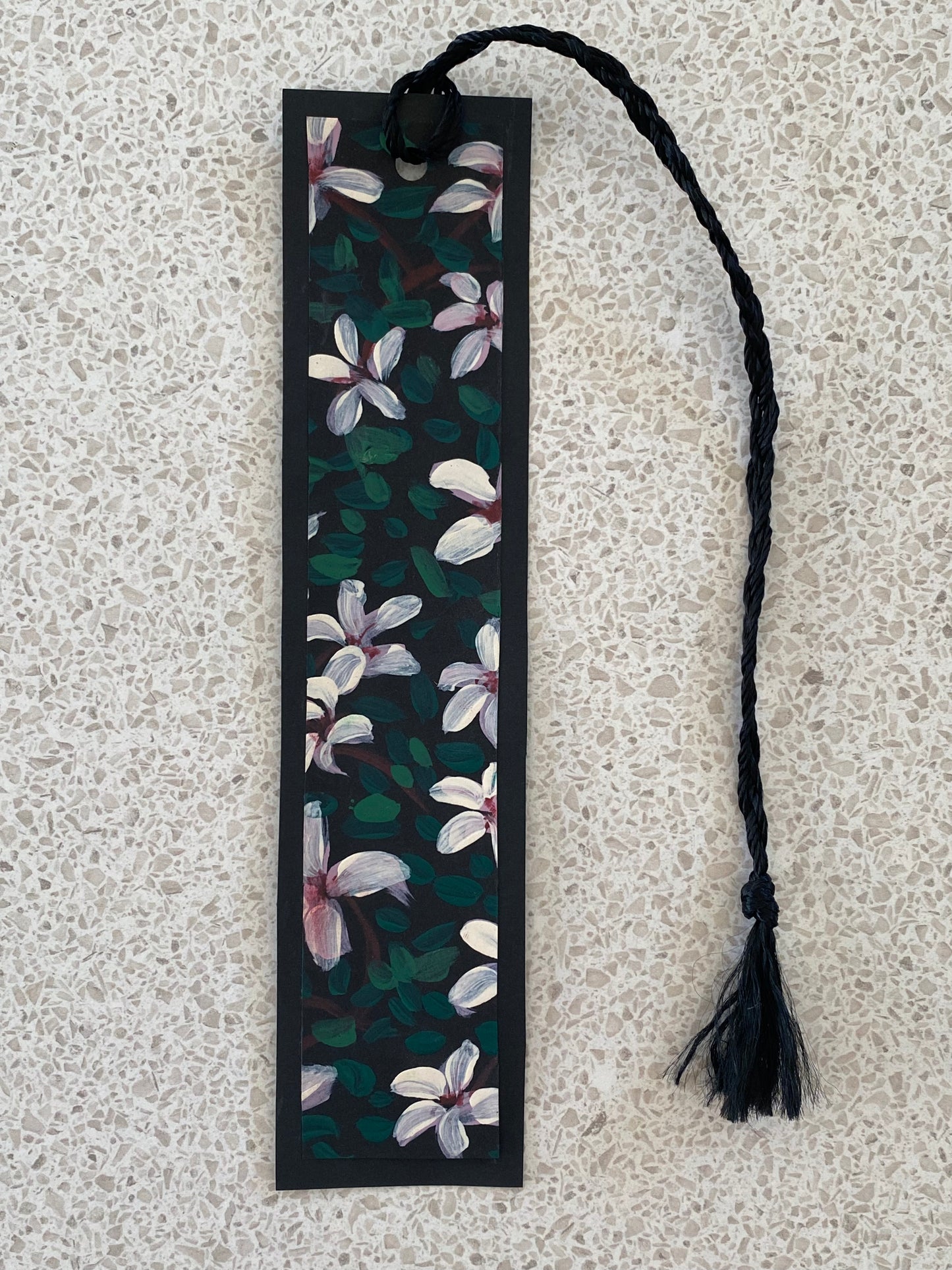 Jasmine flower bookmark