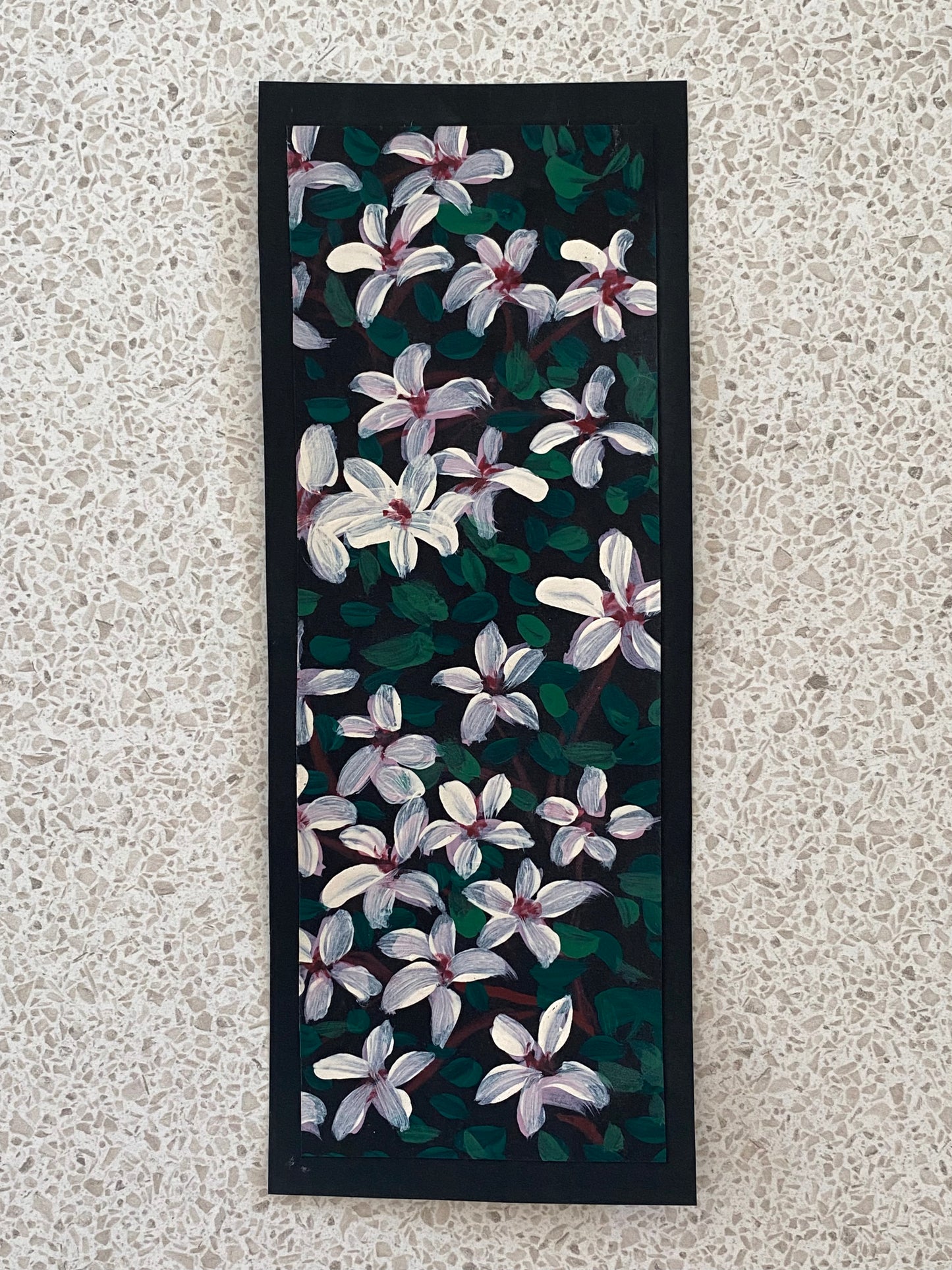 Jasmine flower bookmark