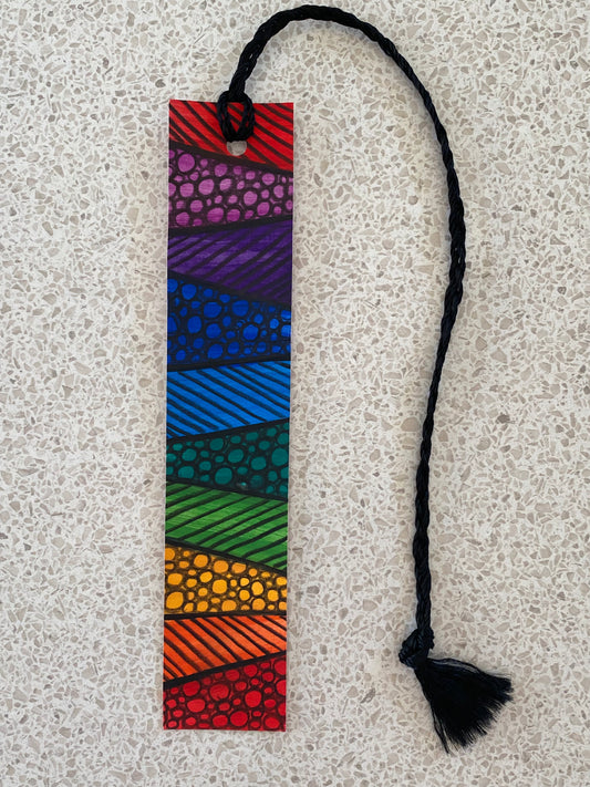 Rainbow bookmark