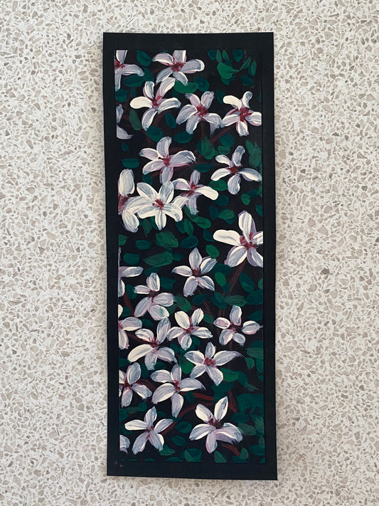 Jasmine flower bookmark
