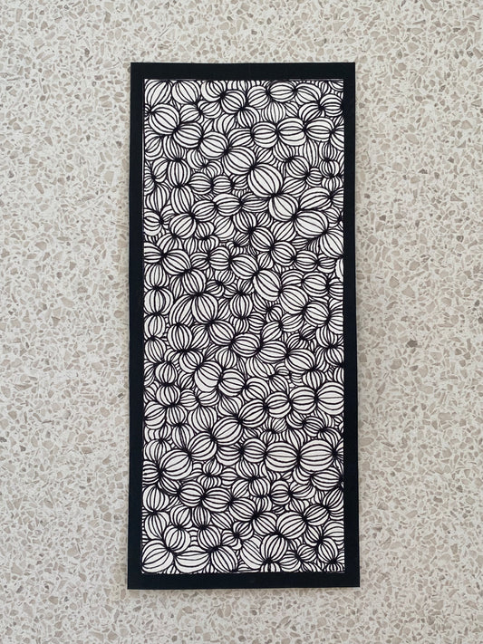 Black and white bookmark