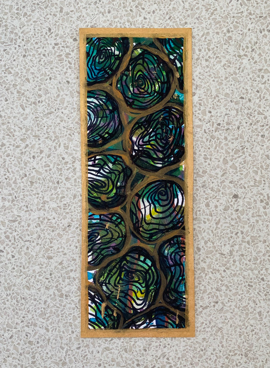 Abstract tree trunk bookmark