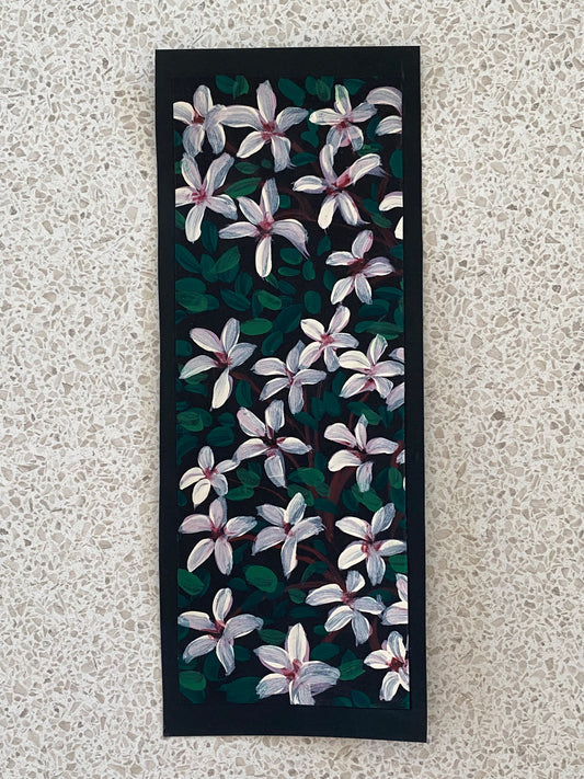 Jasmine flower bookmark
